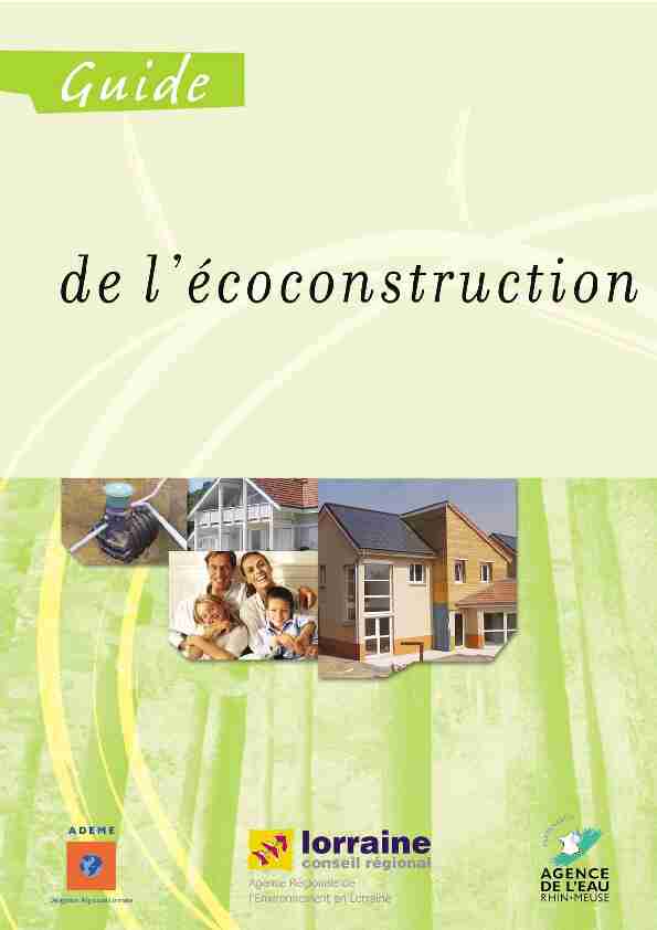 [PDF] 1) Le guide de léco-construction - Conseils Thermiques
