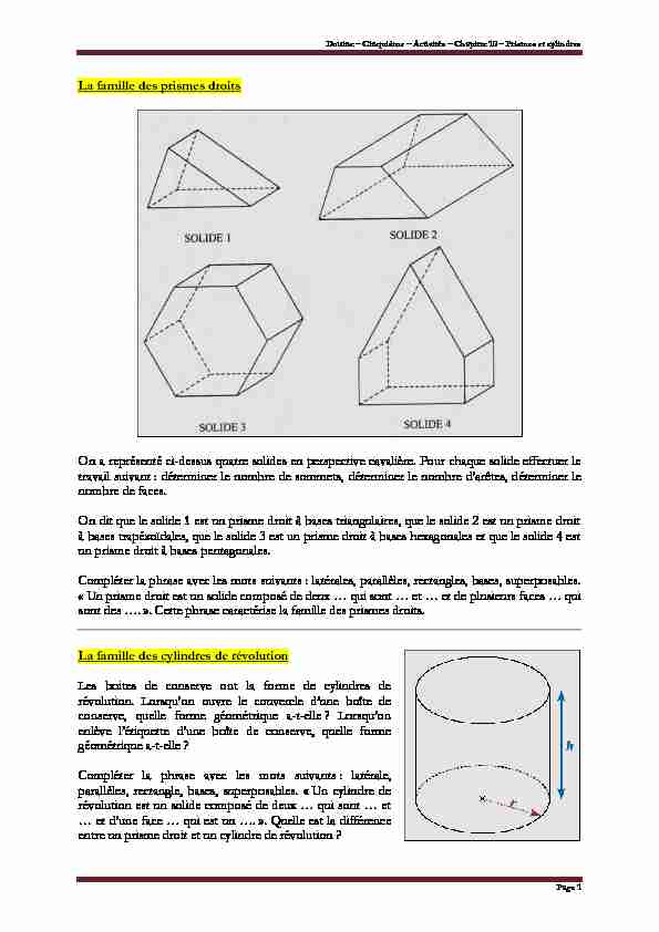 [PDF] Douine – Cinquième – Activités – Chapitre 10 – Prismes et cylindres
