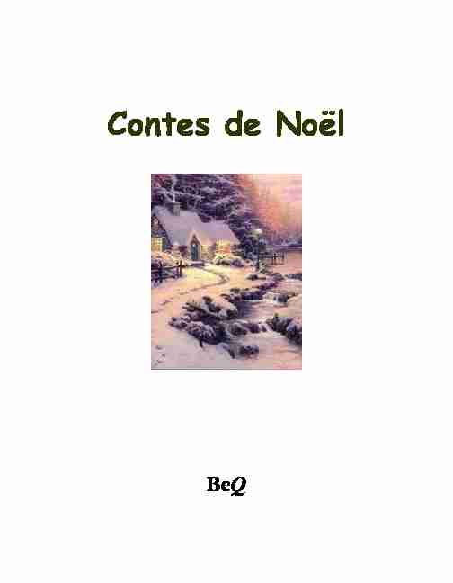 [PDF] Contes de Noël - La Bibliothèque électronique du Québec