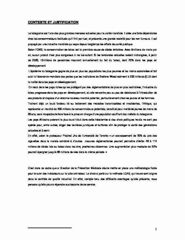 [PDF] 1 CONTEXTE ET JUSTIFICATION PDF Protocole_de_recherche.pdf