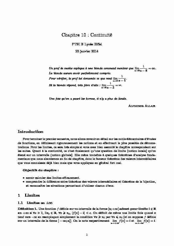 [PDF] Continuité - Normale Sup