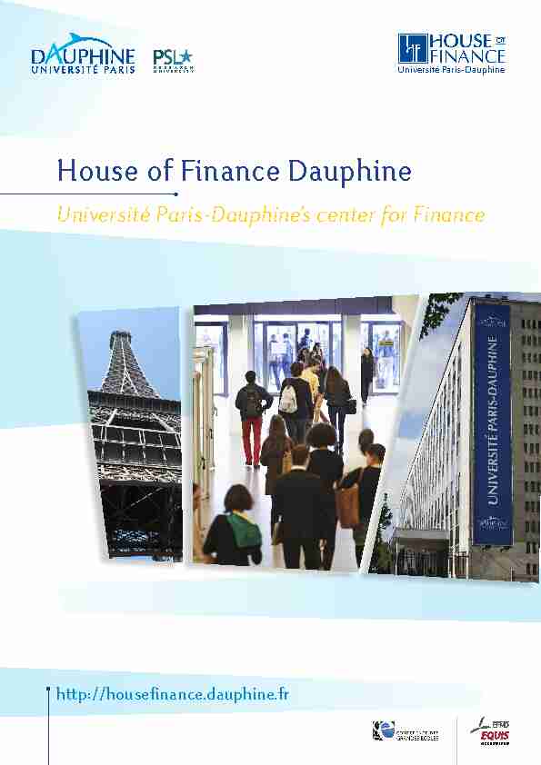 House of Finance Dauphine