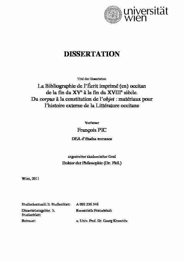 [PDF] DISSERTATION - CORE