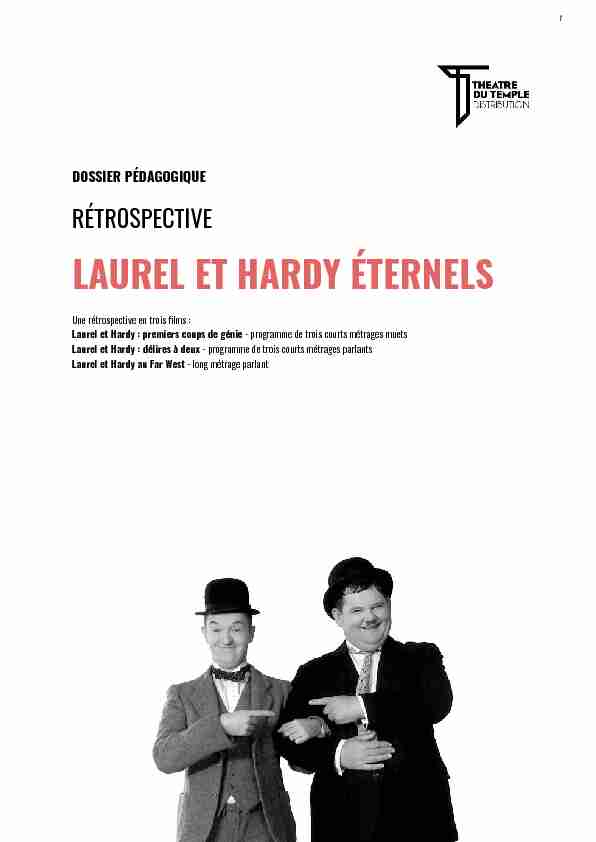 Dossier pedagogique Laurel et Hardy