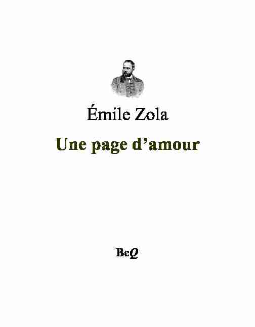 Une page damour