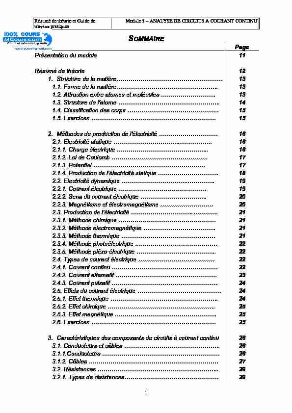 [PDF] Analyse de circuits a courant continu - Cours, tutoriaux et travaux