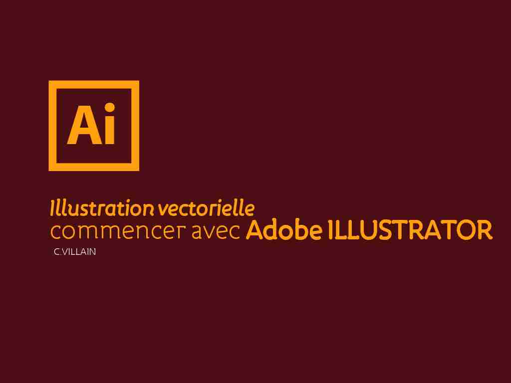[PDF] commencer avec Adobe ILLUSTRATOR