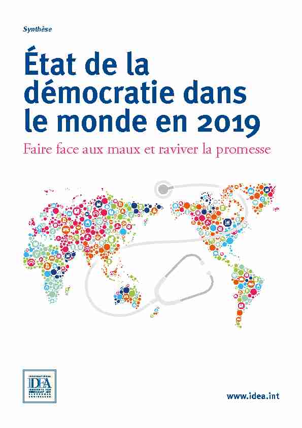 État de la démocratie dans le monde en 2019: Faire face aux maux
