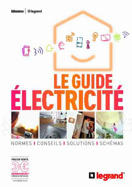 [PDF] guide-electricitepdf - Legrand