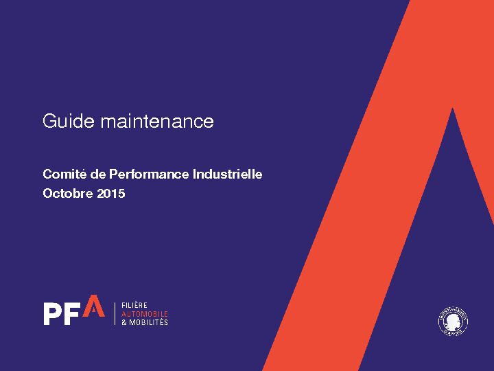 Guide maintenance - Présentation PowerPoint