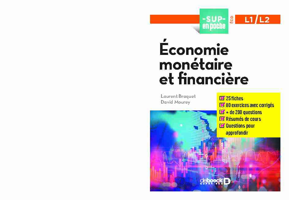 [PDF] Économie monétaire et financière