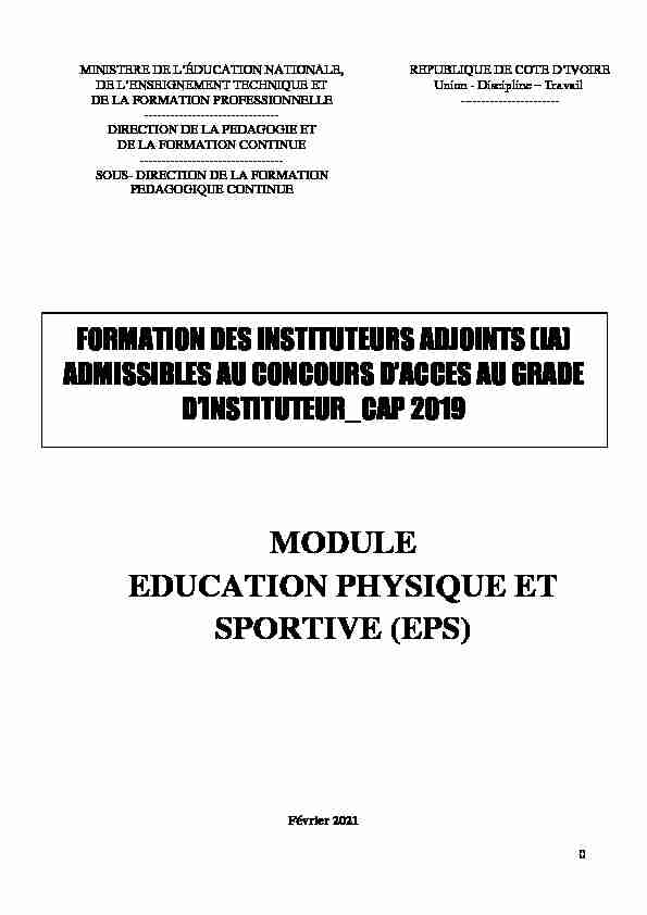 [PDF] module education physique et sportive (eps) - DPFC