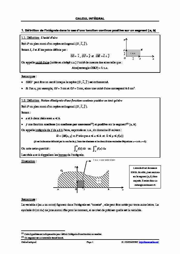 [PDF] Cours complet sur le calcul integral