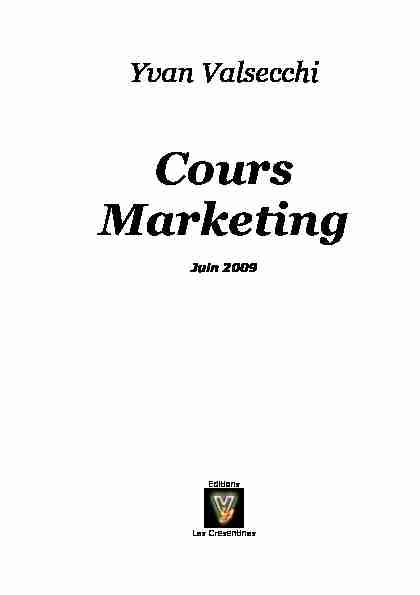 [PDF] Cours complet de Marketing