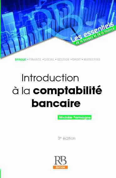 [PDF] Introduction à la comptabilité bancaire