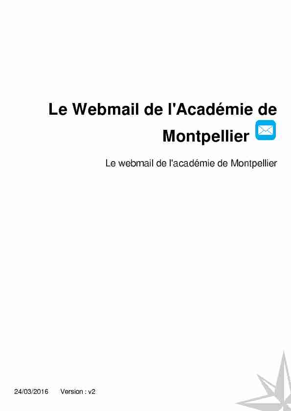 Le Webmail de lAcadémie de Montpellier