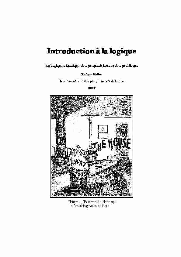 [PDF] Introduction à la logique