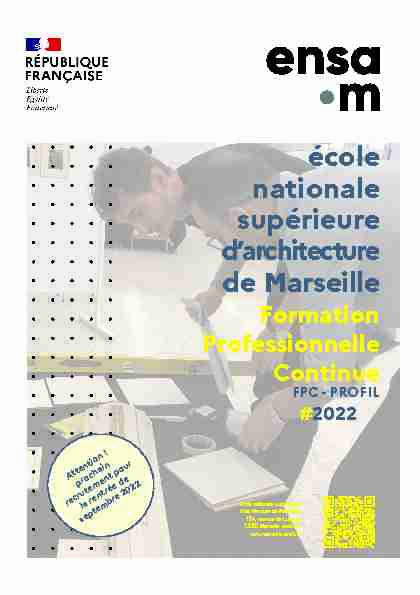 école nationale supérieure darchitecture de Marseille