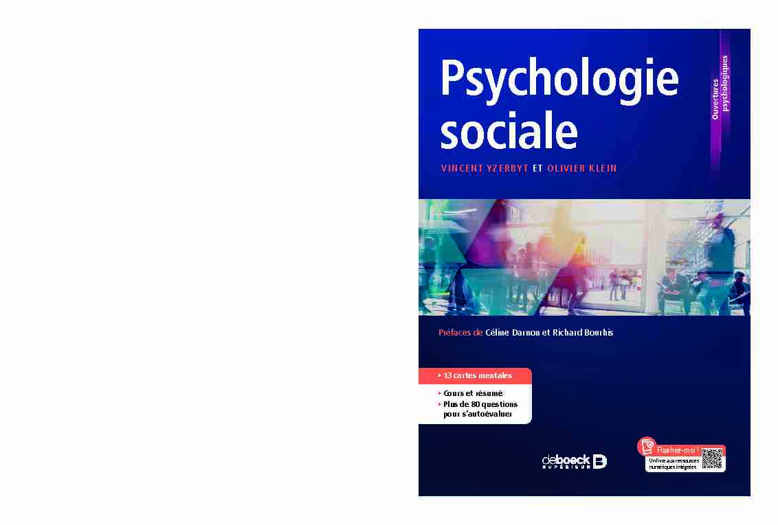 [PDF] Psychologie sociale