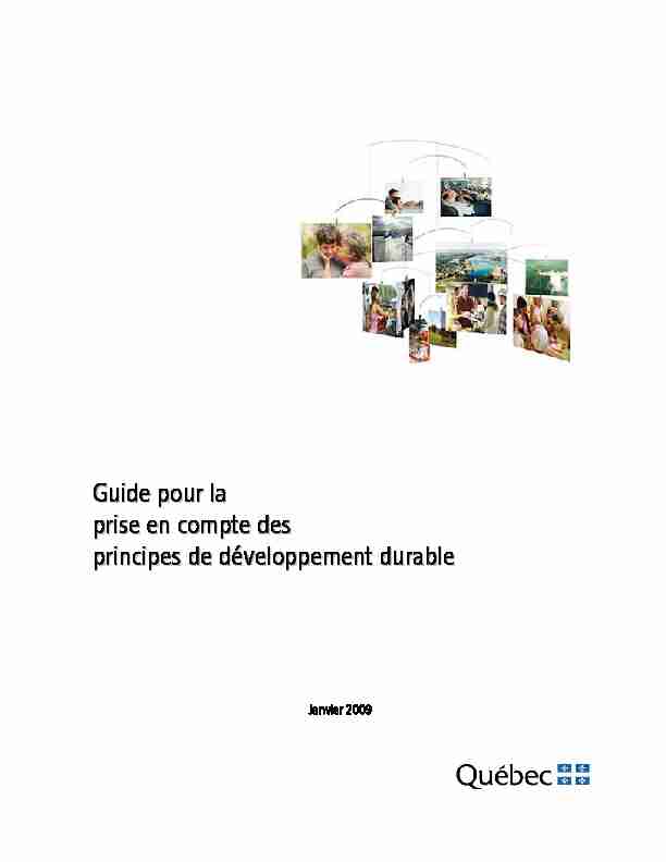 Searches related to les principes du développement durable pdf PDF
