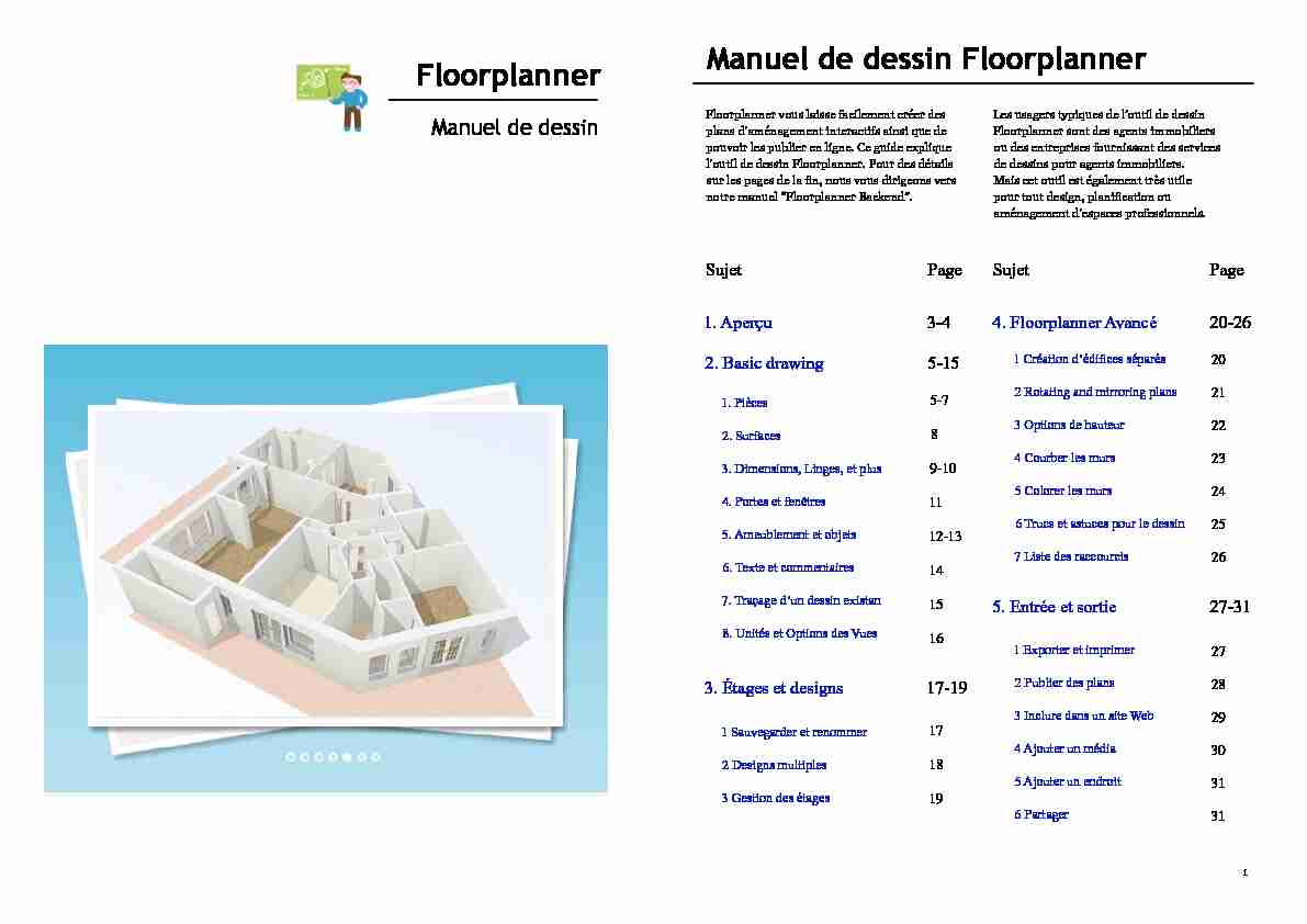 Floorplanner Manuel de dessin Floorplanner