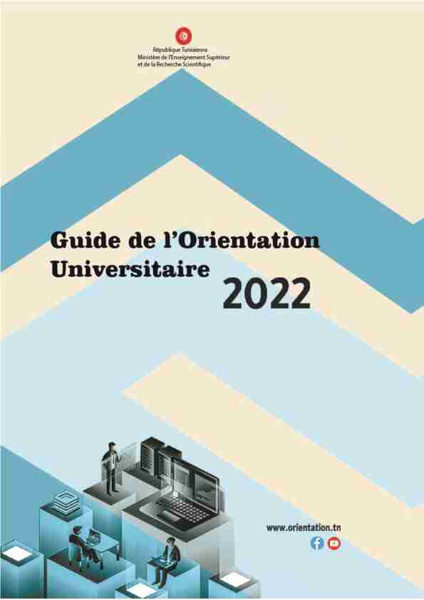 Guide de lorientation universitaire 2022 - Tunis