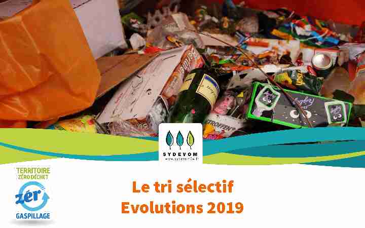 [PDF] Le tri sélectif Evolutions 2019 - Site officiel de la commune de Turriers