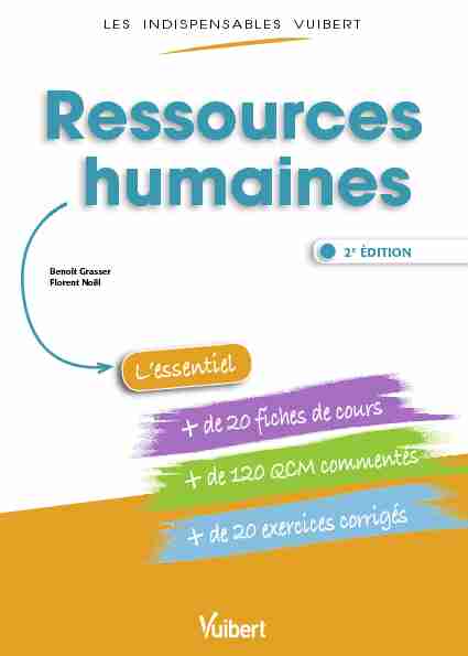 [PDF] Ressources humaines