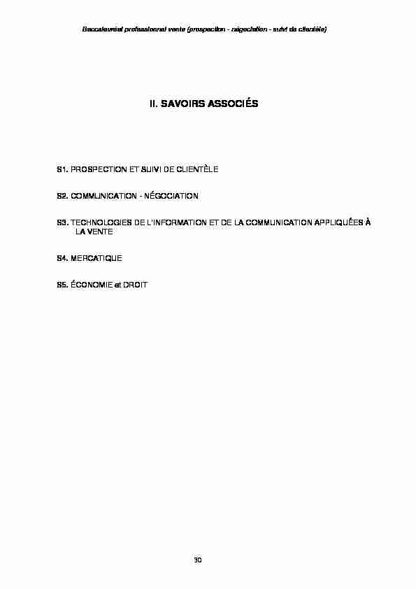 [PDF] II SAVOIRS ASSOCIÉS - Eduscol