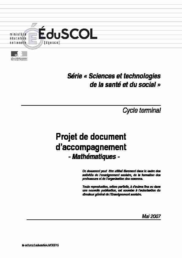 [PDF] projet de document accompagnement maths ST2S - Euler