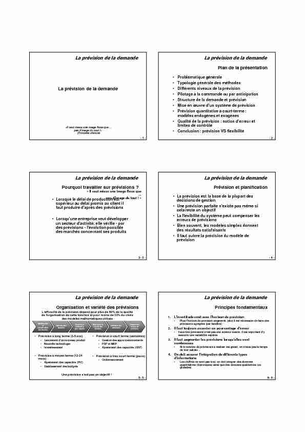 [PDF] Prévision - Les outils de gestion - Free
