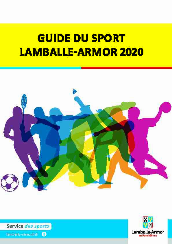 GUIDE DU SPORT LAMBALLE-ARMOR 2020