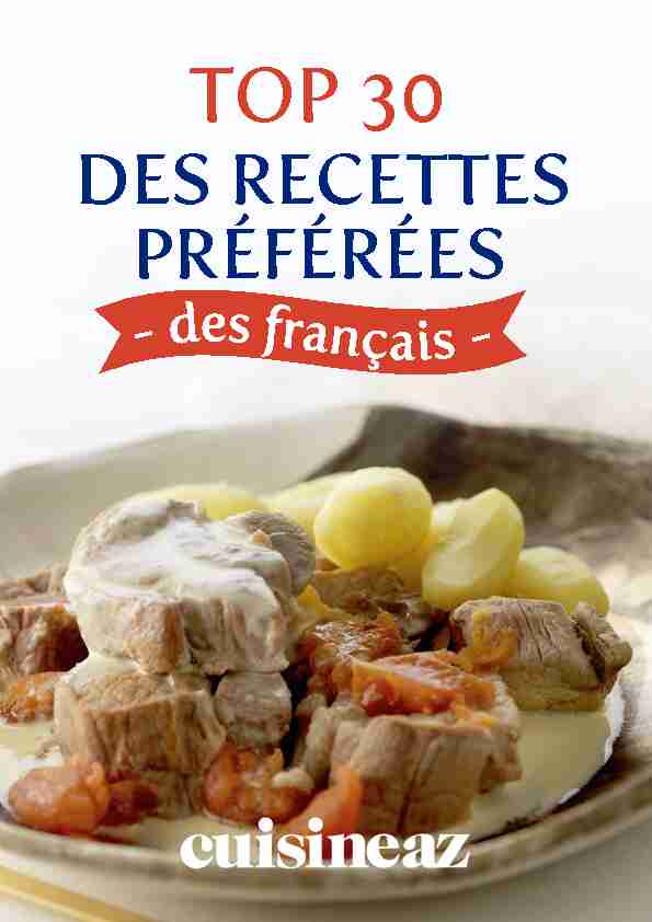 [PDF] DES RECETTES PRÉFÉRÉES - Cuisine AZ