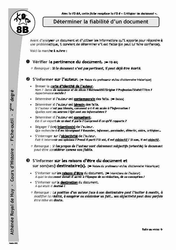 [PDF] Déterminer la fiabilité dun document - Scarlet