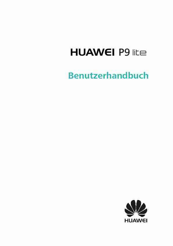 [PDF] Bedienungsanleitung Huawei P9 lite - Benutzerhandbuch