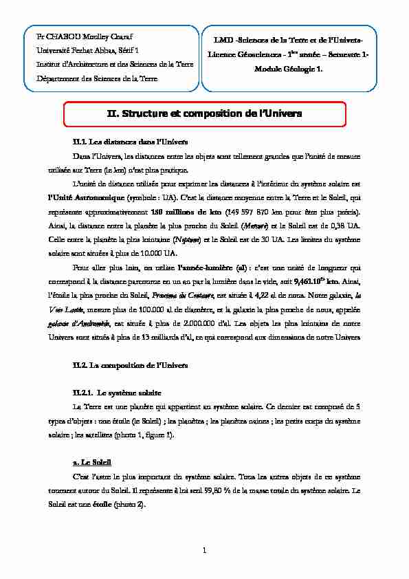 [PDF] II Structure et composition de lUnivers