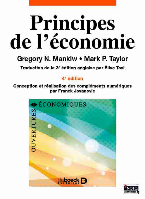 Gregory N. Mankiw • Mark P. Taylor