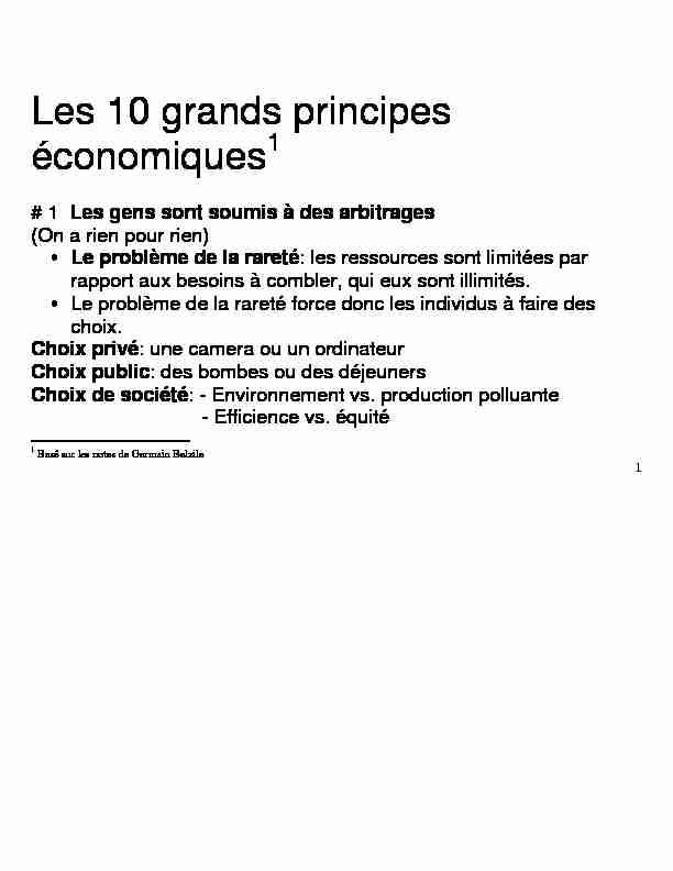 [PDF] Les 10 grands principes économiques