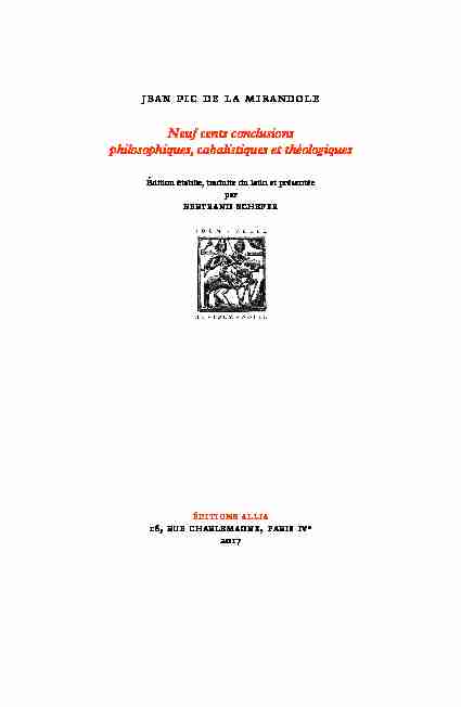 [PDF] les 900 conclusions réimp - Editions Allia