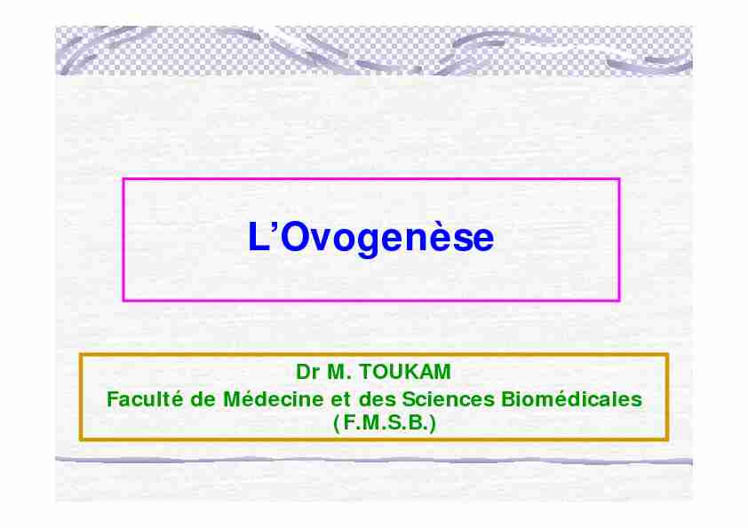 [PDF] Ovule ovogenèse :  Master Prépa Santé