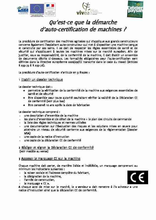 [PDF] Démarche dauto-certification machine - LAtelier Paysan