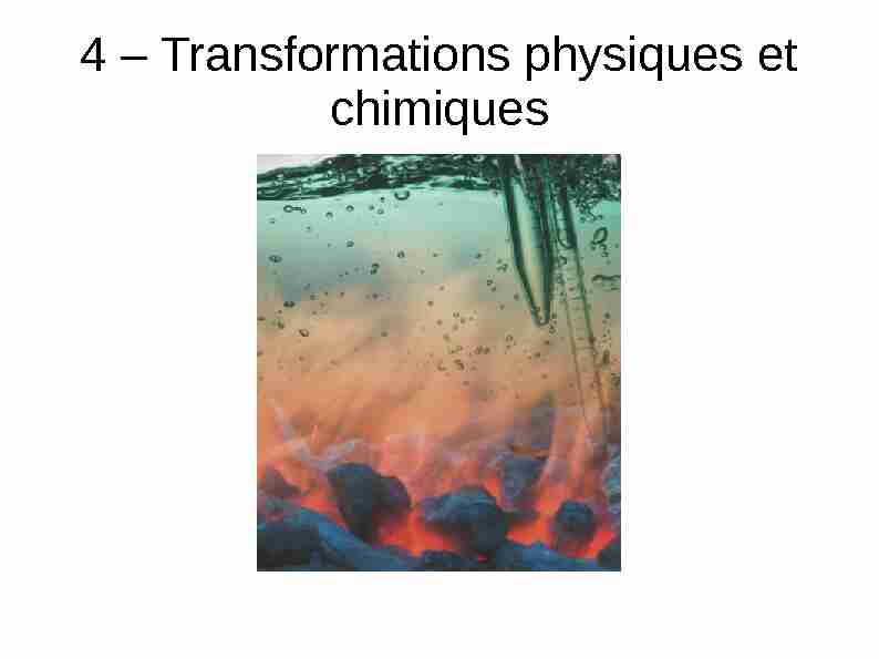 [PDF] 4 – Transformations physiques et chimiques - Sciencestips