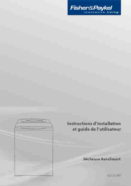 Instructions dinstallation et guide de lutilisateur