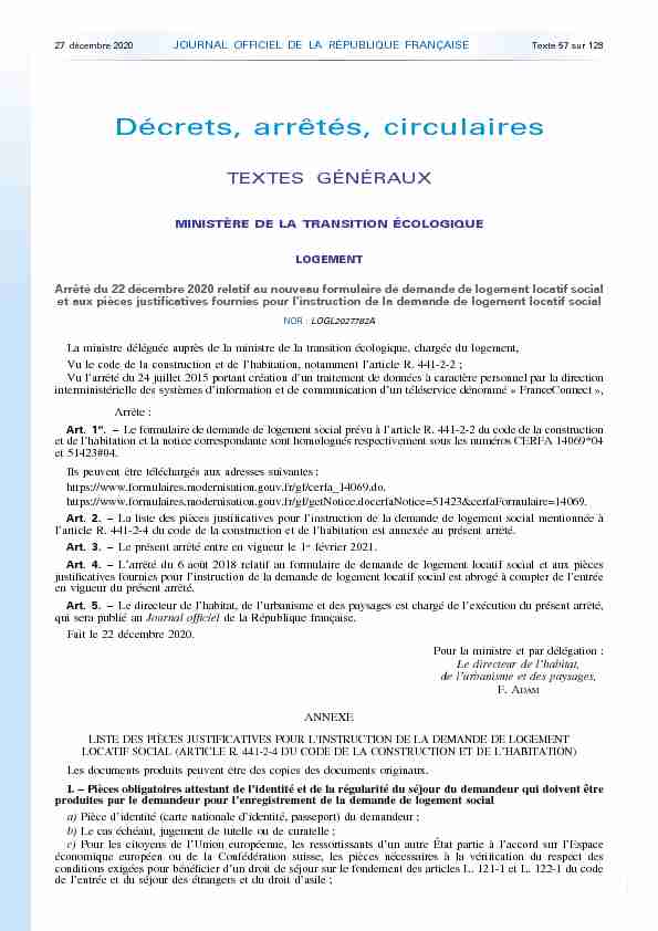 Journal officiel de la République française - N° 313 du 27 décembre