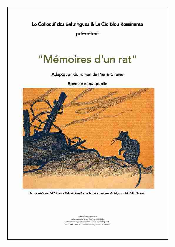 Mémoires dun rat