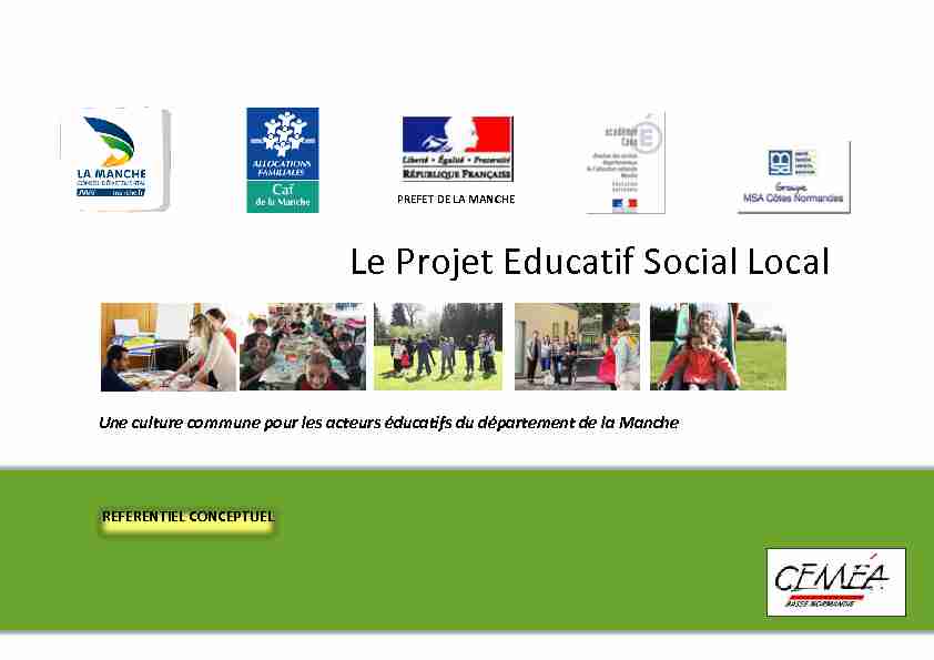 Le Projet Educatif Social Local