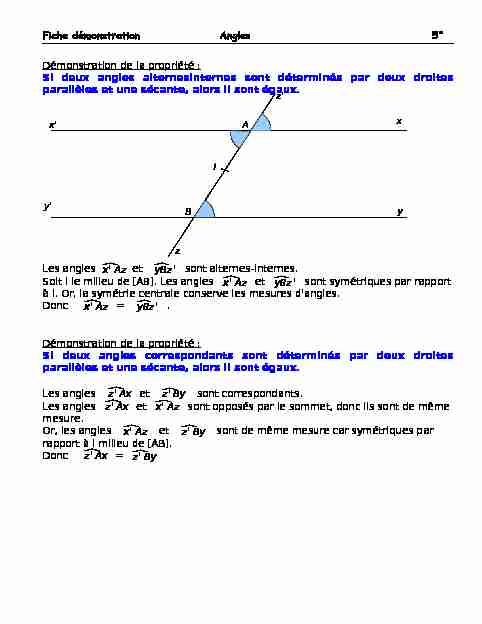 [PDF] Fiche démonstration Angles