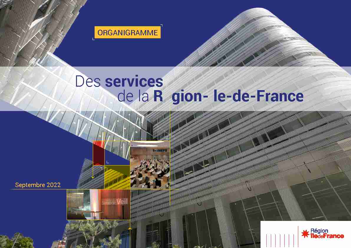 Des services de la Région-Île-de-France