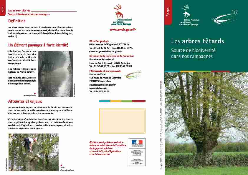 [PDF] Les arbres têtards - Source de biodiversité dans nos campagnes