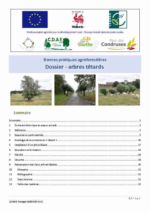 [PDF] Dossier - arbres têtards - Réseau wallon de Développement Rural
